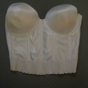 White corset top